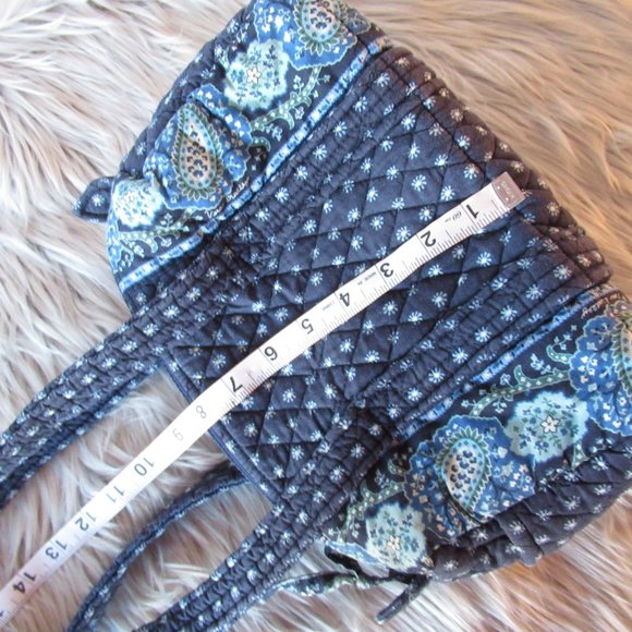 Vera Bradley Navy Floral Shoulder Bag - Picture 8 of 10